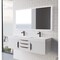 Castello Usa Thames 60-inch White Vanity Set with White Top and Black Handles CB-MC-60W-BL-20146-WH - alternate 6
